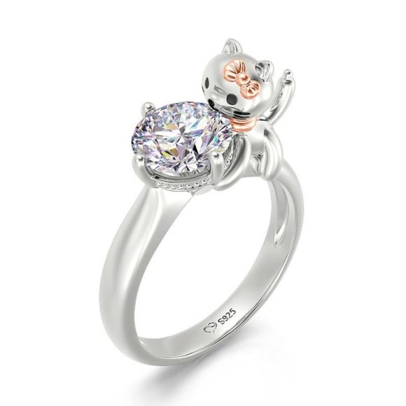 jeulia Jewelry - Jeulia Cat Ring (4)